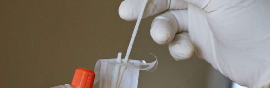 Image of COVID-19 test swab
